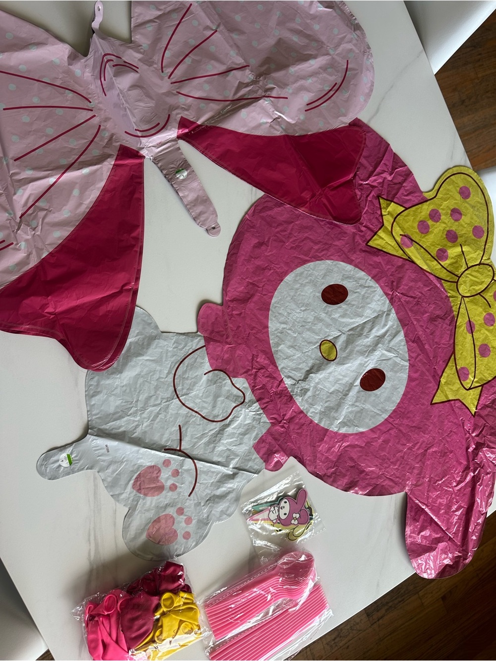 Pink Character My Melody Party Foil Balloon Kit - Pink